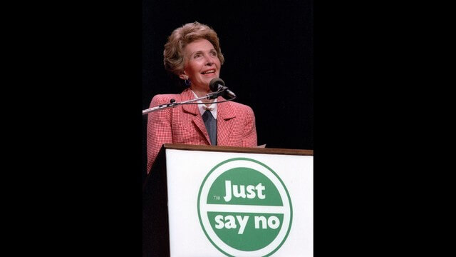 Nancy Reagan "Just Say No"